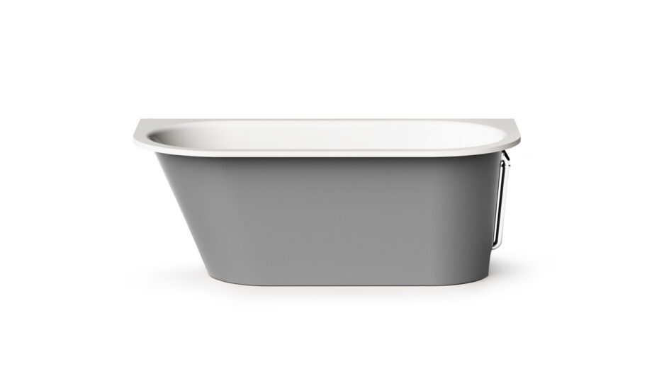 Sisseehitatav kivivann PAA VARIO M AD 156x75 cm, ümarad nurgad A ja D, läikiv kivimass