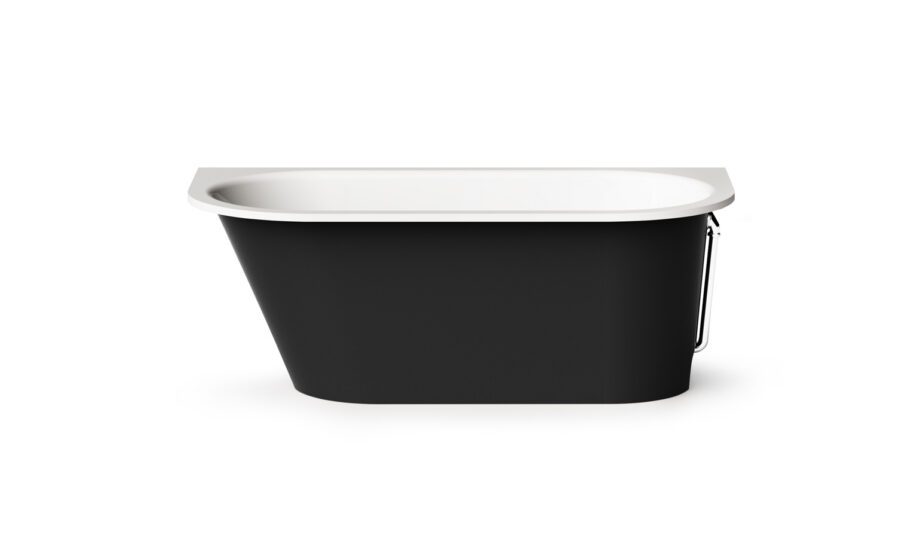 Sisseehitatav kivivann PAA VARIO M AD 156x75 cm, ümarad nurgad A ja D, läikiv kivimass