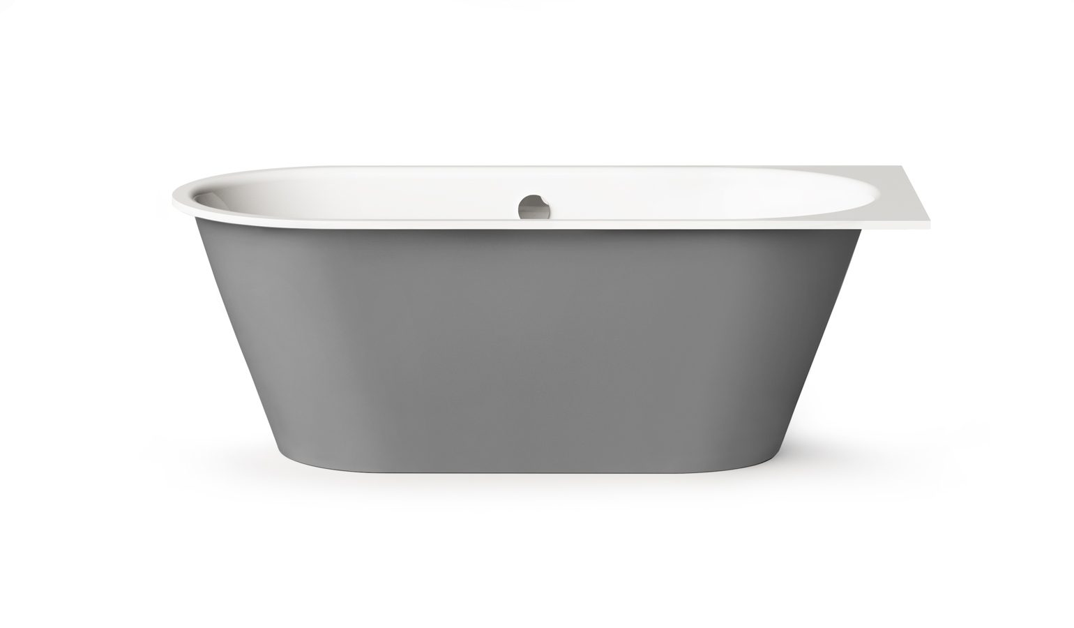 Sisseehitatav kivivann PAA VARIO XL AB 180x80 cm, ümarad nurgad A ja B, läikiv kivimass