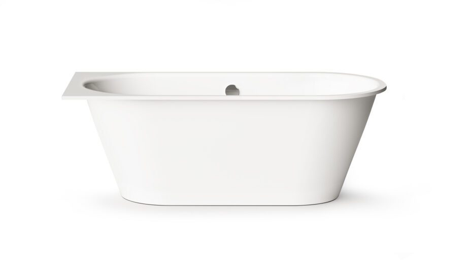 Sisseehitatav kivivann PAA VARIO XL CD 180x80 cm, ümarad nurgad C ja D, läikiv kivimass
