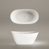 Eraldiseisev kivivann PAA AMORE 160×85 cm, matt Silkstone 8 Eraldiseisev kivivann PAA AMORE 160x85 cm, matt Silkstone