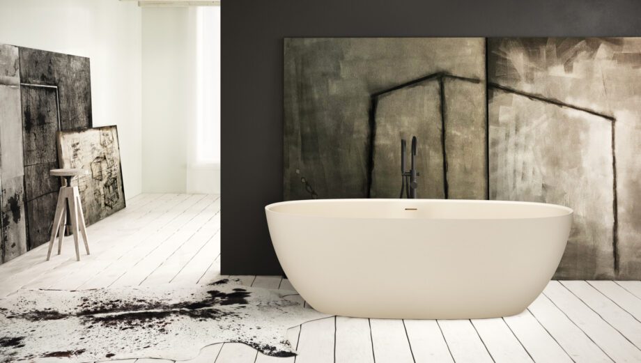Eraldiseisev kivivann PAA BELLA 170×80 cm, matt Silkstone 8 Eraldiseisev kivivann PAA BELLA 170x80 cm, matt Silkstone