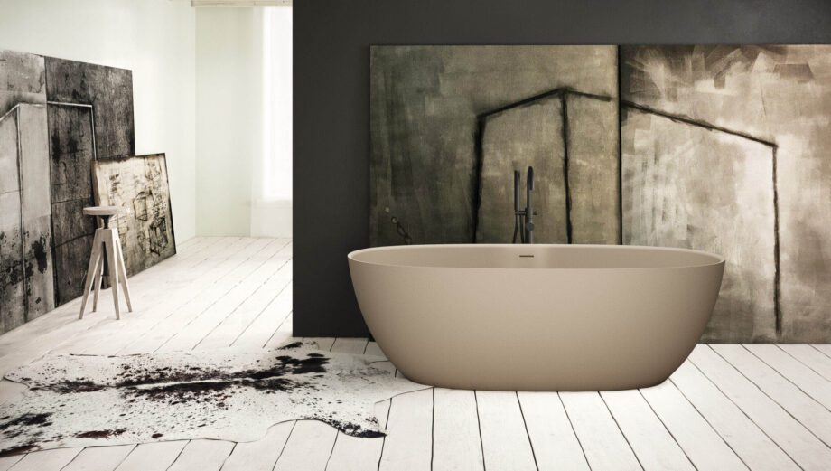 Eraldiseisev kivivann PAA BELLA 170×80 cm, matt Silkstone 7 Eraldiseisev kivivann PAA BELLA 170x80 cm, matt Silkstone