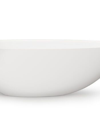 Eraldiseisev kivivann PAA BELLA OVO 170x80 cm, läikiv kivimass