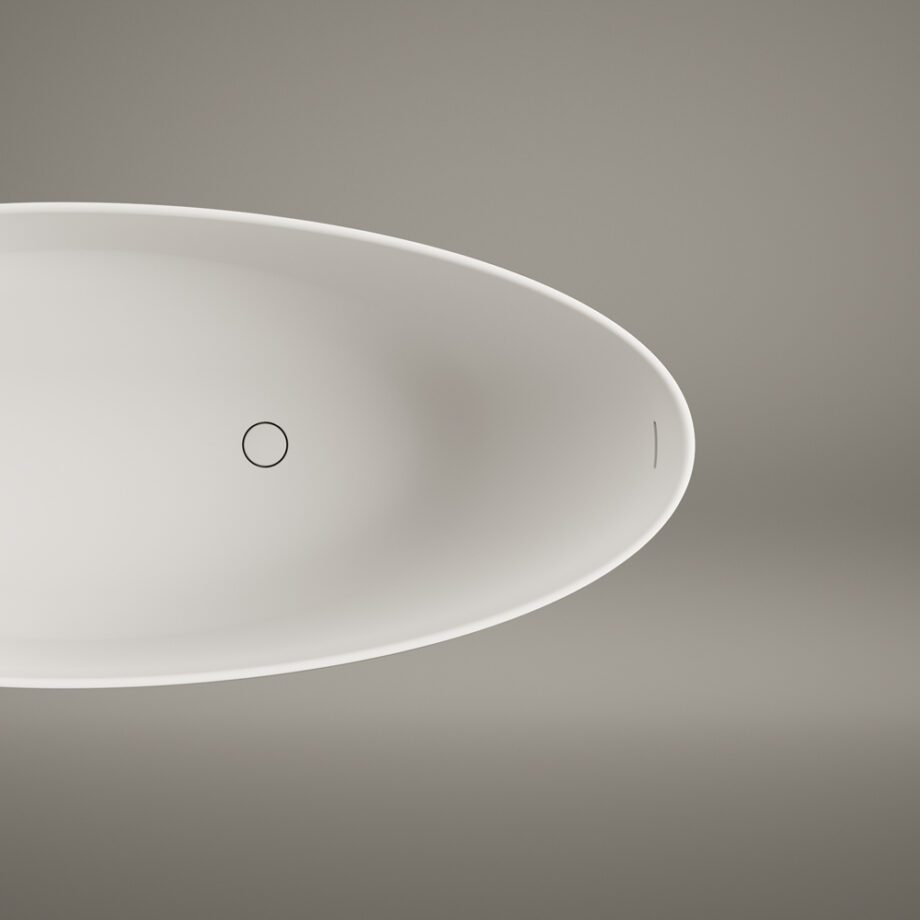 Eraldiseisev kivivann PAA BELLA OVO 170x80 cm, matt Silkstone
