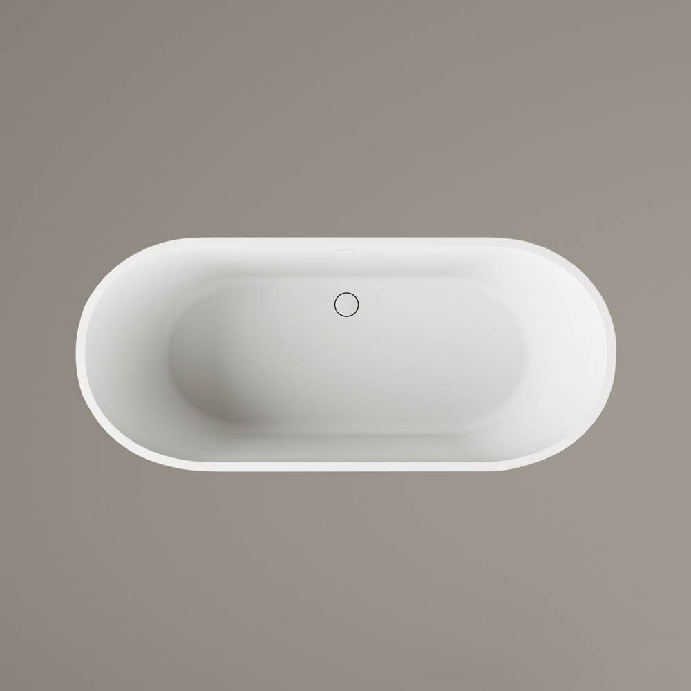 Eraldiseisev kivivann PAA DECO NUDO 166x72,5 cm, matt Silkstone