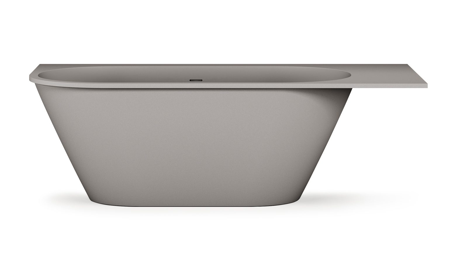Mõõdu järgi kivivann PAA DECO SHAPE RE A 170–200x82,5 cm, matt Silkstone