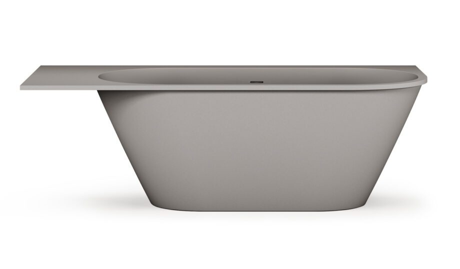 Mõõdu järgi kivivann PAA DECO SHAPE RE D 170–200x82,5 cm, matt Silkstone