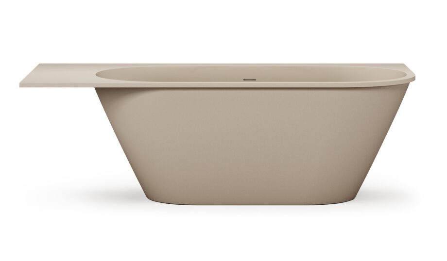 Mõõdu järgi kivivann PAA DECO SHAPE RE D 170–200x82,5 cm, matt Silkstone