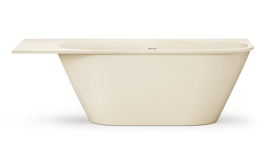 Mõõdu järgi kivivann PAA DECO SHAPE RE D 170–200x82,5 cm, matt Silkstone