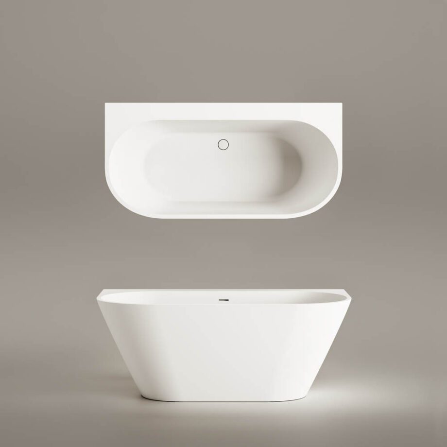 Seinaäärne kivivann PAA DECO WALL 166×81 cm, matt Silkstone 8 Seinaäärne kivivann PAA DECO WALL 166x81 cm, matt Silkstone