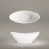 Eraldiseisev kivivann PAA FELICE 194,5×83 cm, matt Silkstone 6 Eraldiseisev kivivann PAA FELICE 194,5x83 cm, matt Silkstone