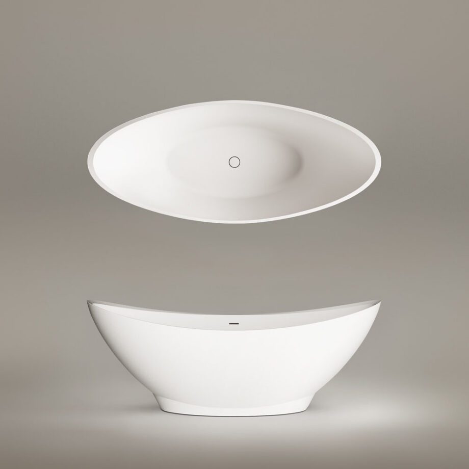 Eraldiseisev kivivann PAA FELICE 194,5×83 cm, matt Silkstone 6 Eraldiseisev kivivann PAA FELICE 194,5x83 cm, matt Silkstone