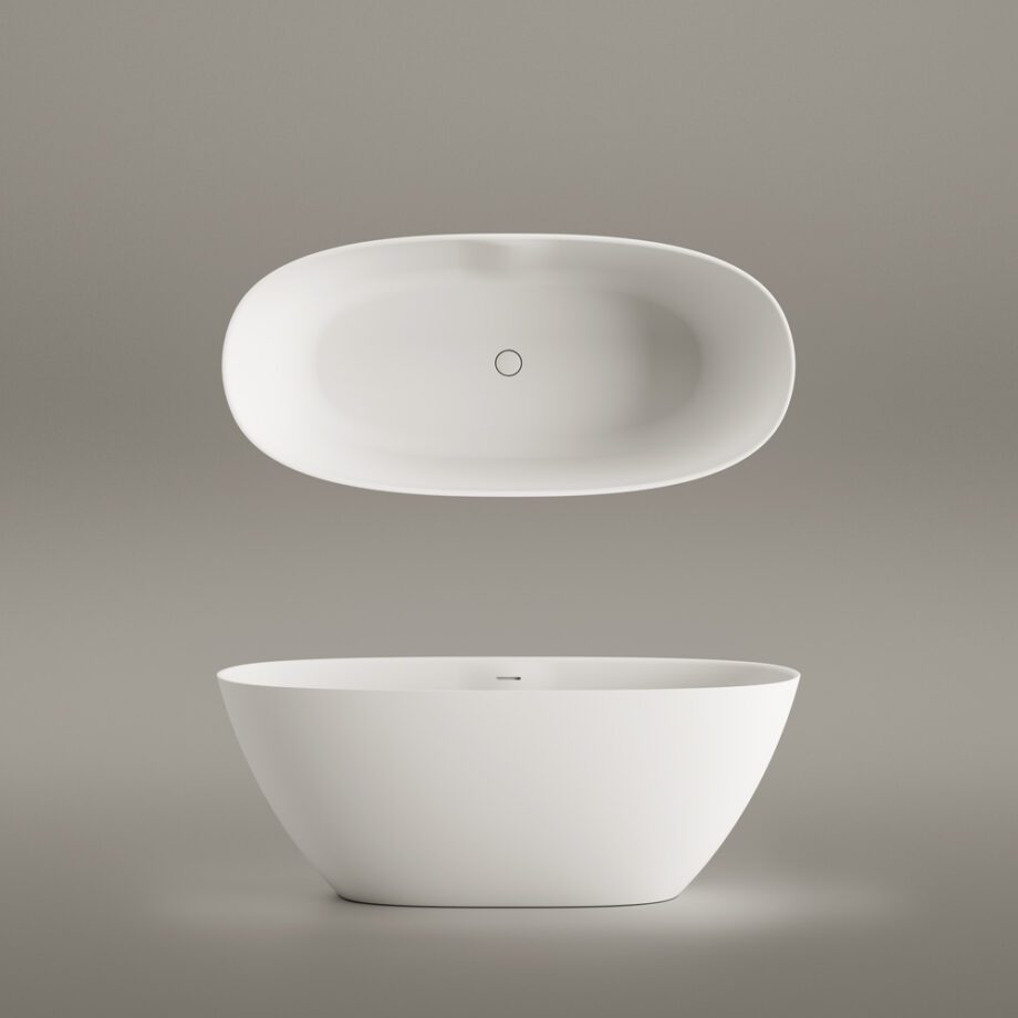Eraldiseisev kivivann PAA PERLA 160 160x75 cm, matt Silkstone