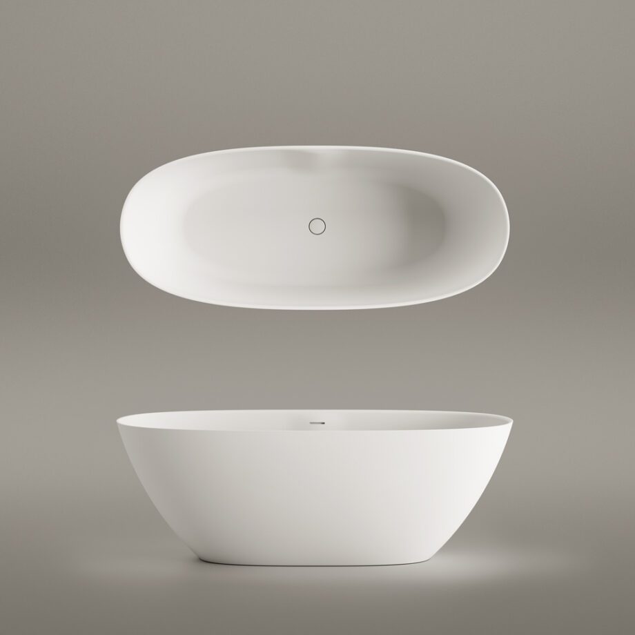 Eraldiseisev kivivann PAA PERLA 175 175x76 cm, matt Silkstone