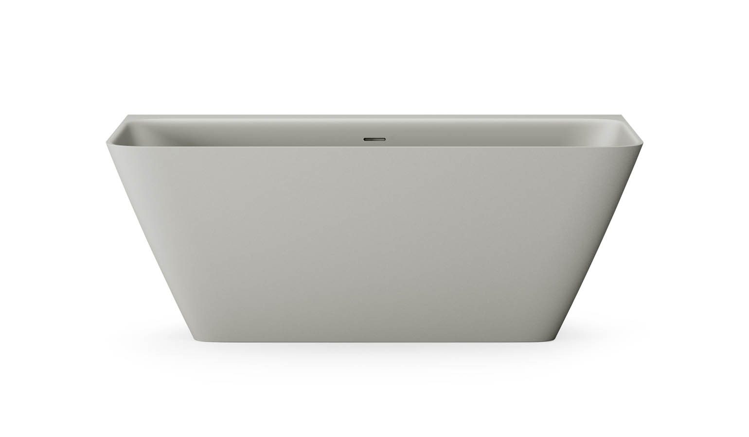 Seinaäärne kivivann PAA QUADRO WALL 160,5x76 cm, matt Silkstone