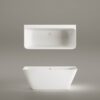 Seinaäärne kivivann PAA QUADRO WALL 160,5×76 cm, matt Silkstone 8 Seinaäärne kivivann PAA QUADRO WALL 160,5x76 cm, matt Silkstone