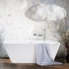 Seinaäärne kivivann PAA QUADRO WALL 160,5×76 cm, matt Silkstone 2 Seinaäärne kivivann PAA QUADRO WALL 160,5x76 cm, matt Silkstone