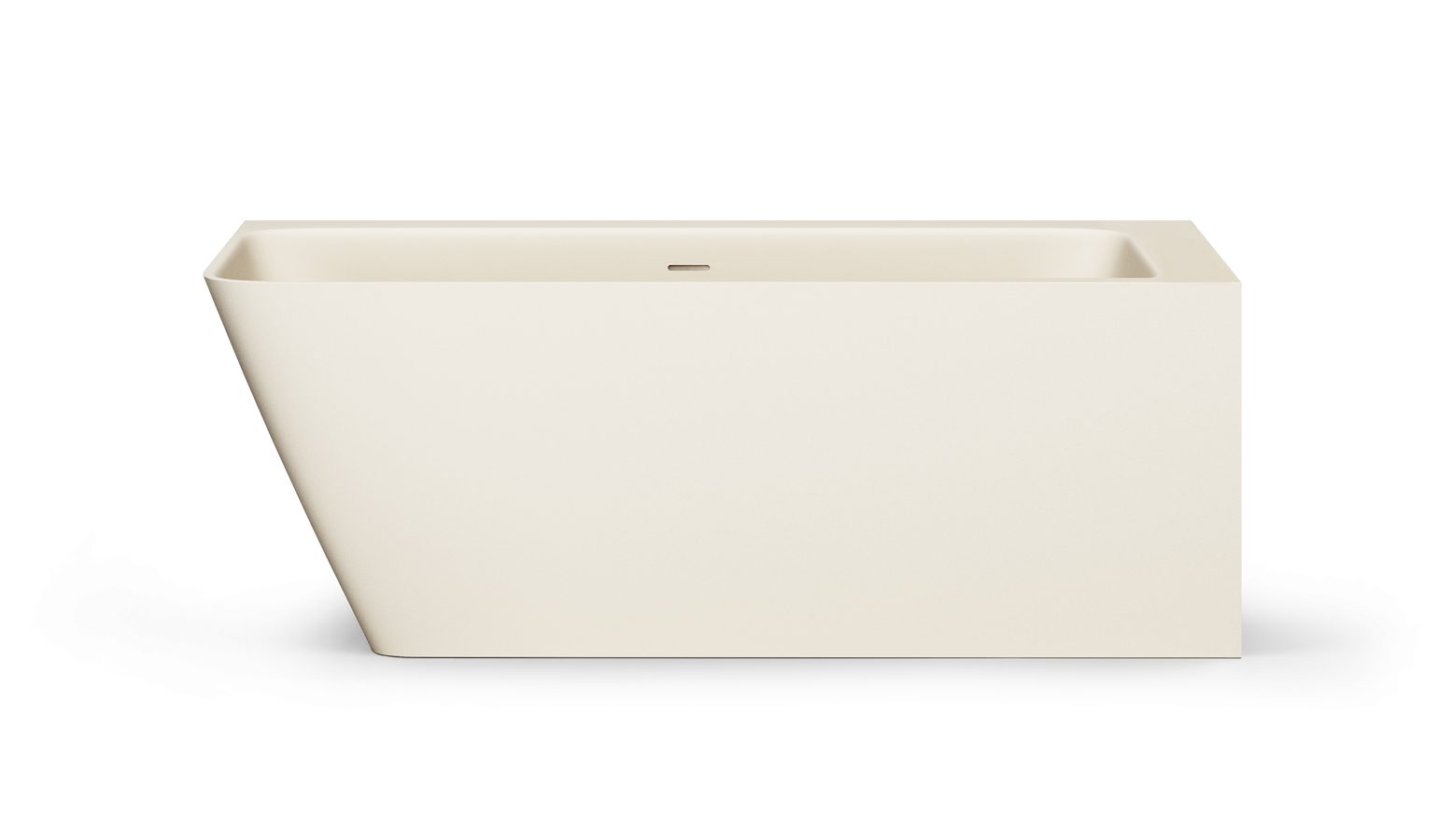 Nurgavann PAA QUADRO CORNER A 160x75 cm, vasakpoolne, matt Silkstone
