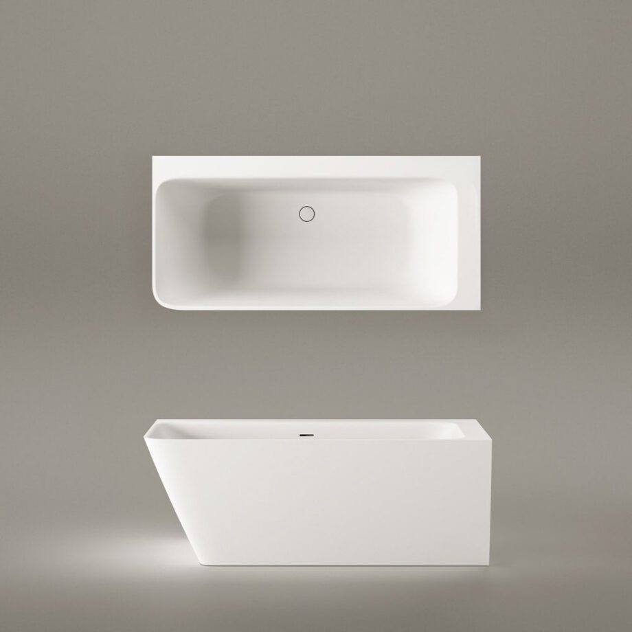 Nurgavann PAA QUADRO CORNER A 160×75 cm, vasakpoolne, matt Silkstone 7 Nurgavann PAA QUADRO CORNER A 160x75 cm, vasakpoolne, matt Silkstone