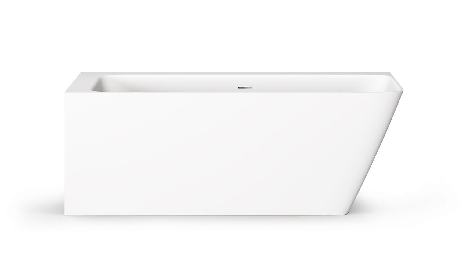 Nurgavann PAA QUADRO CORNER D 160x75 cm, parempoolne, matt Silkstone