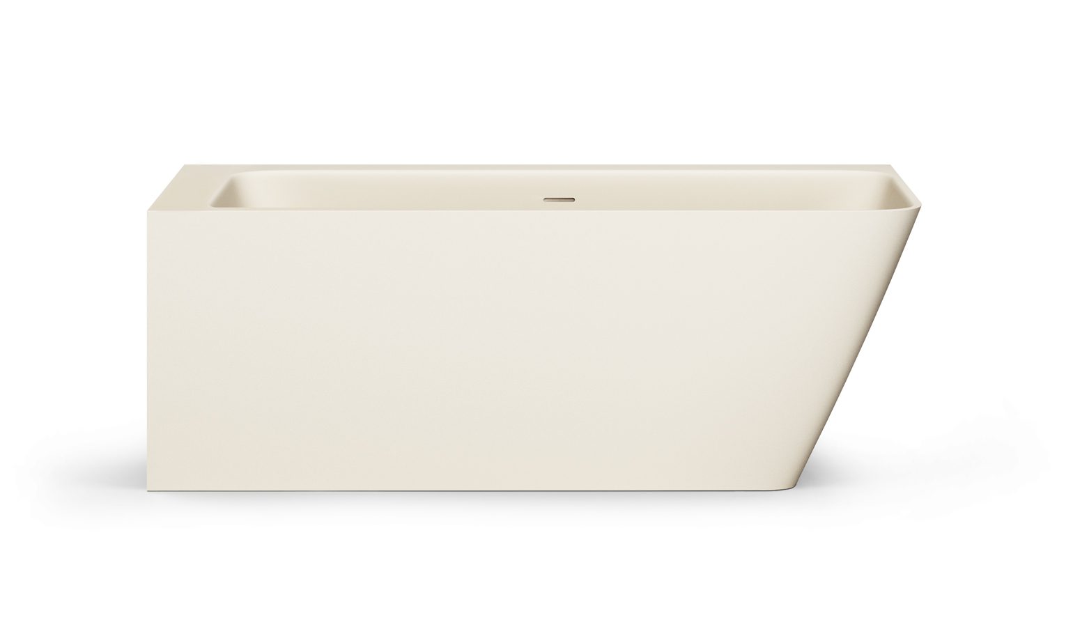 Nurgavann PAA QUADRO CORNER D 160x75 cm, parempoolne, matt Silkstone