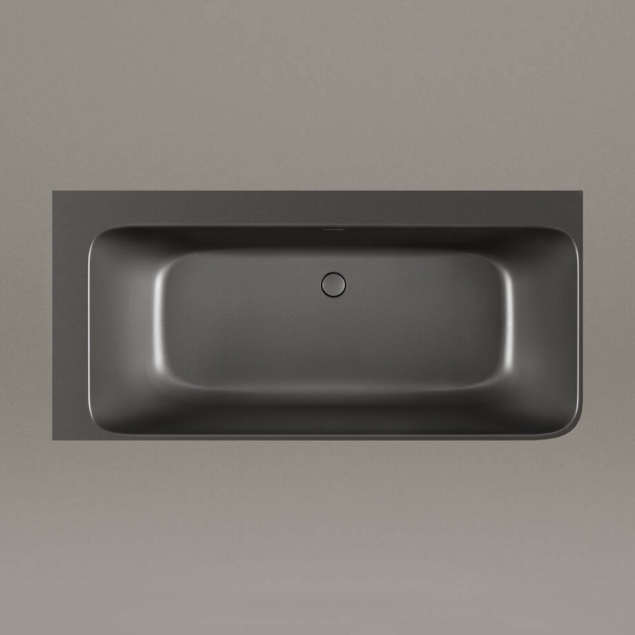 Must nurgavann PAA QUADRO CORNER D 160×75 cm, parempoolne, Graphite, matt 5 Must nurgavann PAA QUADRO CORNER D 160x75 cm, parempoolne, Graphite, matt