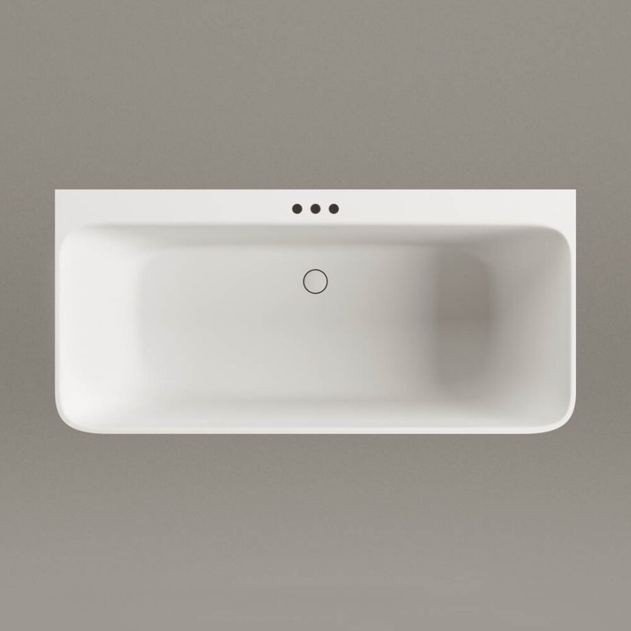 Seinaäärne kivivann PAA QUADRO WALL 160,5×76 cm, matt Silkstone 6 Seinaäärne kivivann PAA QUADRO WALL 160,5x76 cm, matt Silkstone