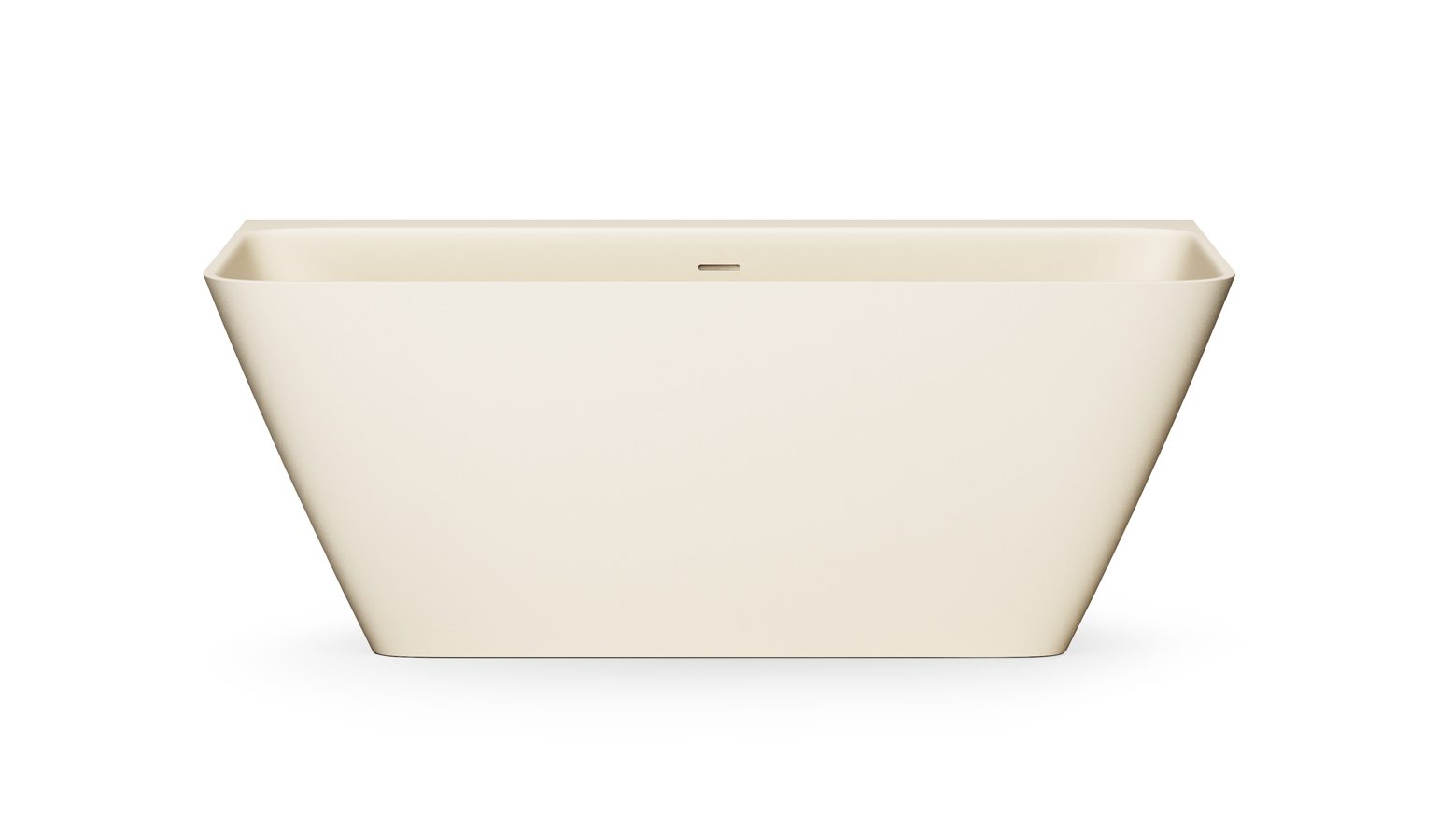 Seinaäärne kivivann PAA QUADRO WALL 160,5x76 cm, matt Silkstone