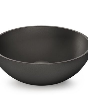 Valamu tööpinnale PAA ROUND ON Ø41 cm, must Graphite
