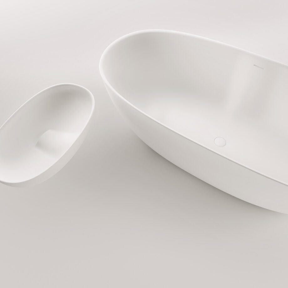Eraldiseisev kivivann PAA BELLA 170×80 cm, matt Silkstone 13 Eraldiseisev kivivann PAA BELLA 170x80 cm, matt Silkstone