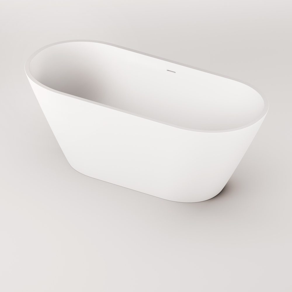Eraldiseisev kivivann PAA DECO NUDO 166x72,5 cm, matt Silkstone