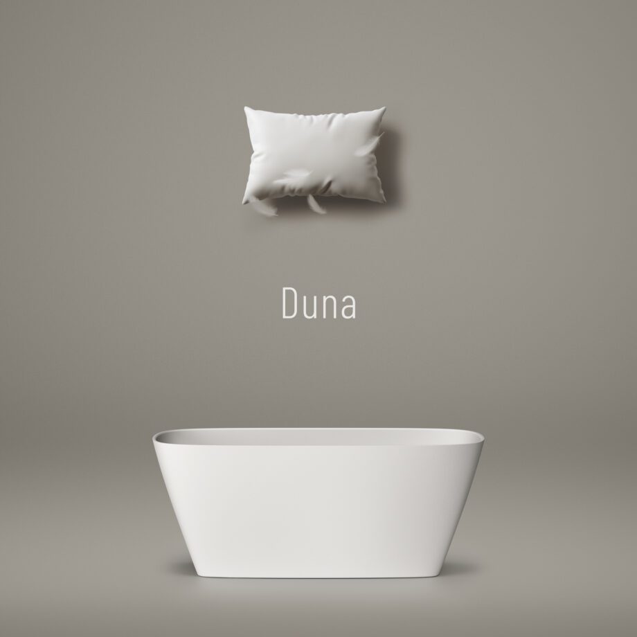 Eraldiseisev kivivann PAA DUNA 150x65 cm, läikiv kivimass