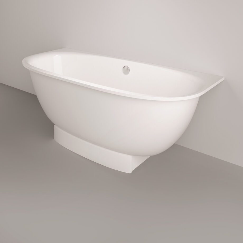 Sisseehitatav kivivann PAA VERSO AD 170×75 cm, ümarad nurgad A ja D, läikiv kivimass 4 Sisseehitatav kivivann PAA VERSO AD 170x75 cm, ümarad nurgad A ja D, läikiv kivimass