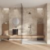 Suur keraamiline plaat kivimustriga ABK Era Blooming Beige, 120x280 cm, 6 mm, matt (naturale)