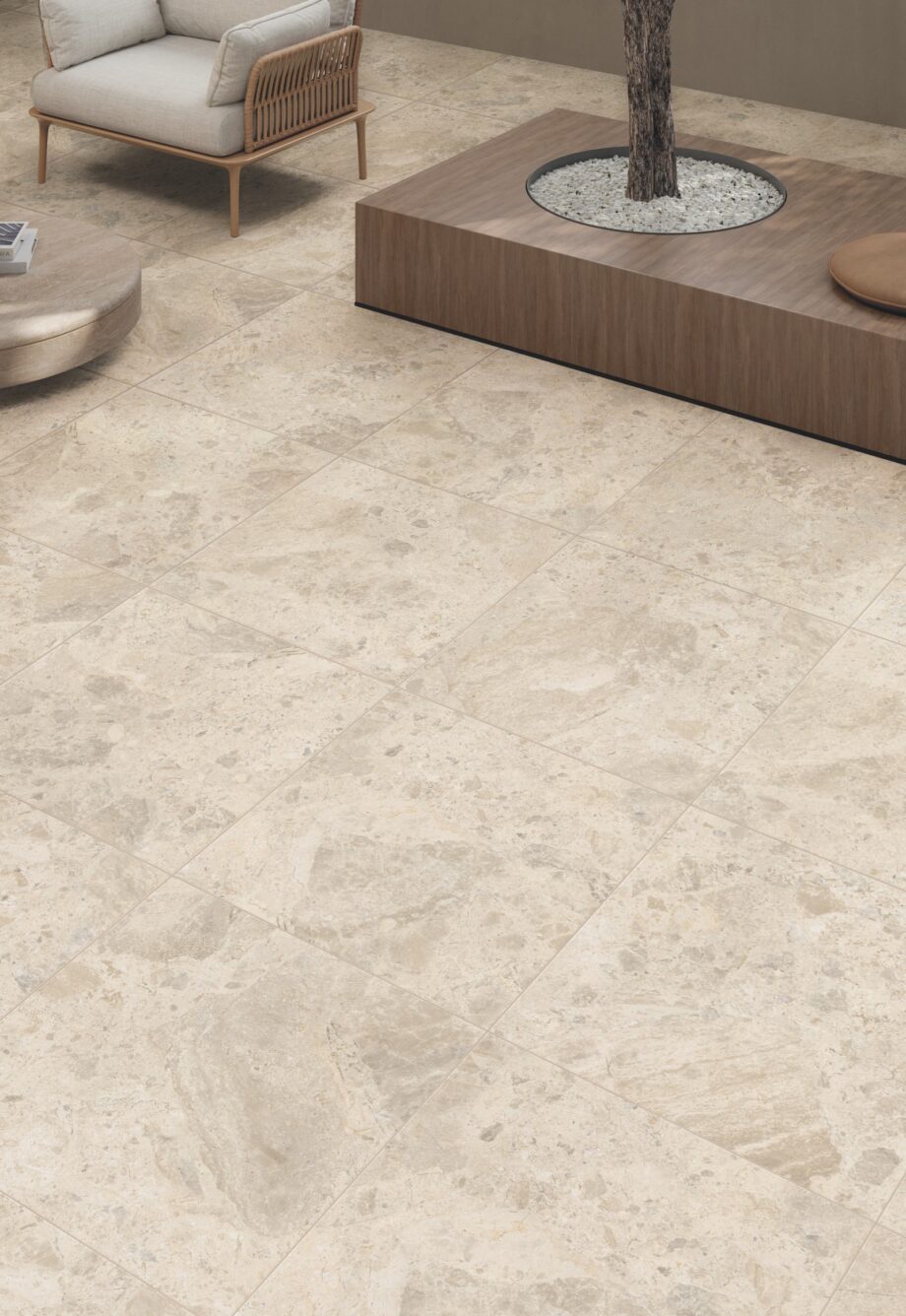 Kivimustriga terrassiplaat ABK Era Blooming Beige, 80×80 cm, 20 mm, välitingimustesse, libisemiskindel R11 Kivimustriga terrassiplaat ABK Era Blooming Beige, 80x80 cm, 20 mm, välitingimustesse, libisemiskindel R11