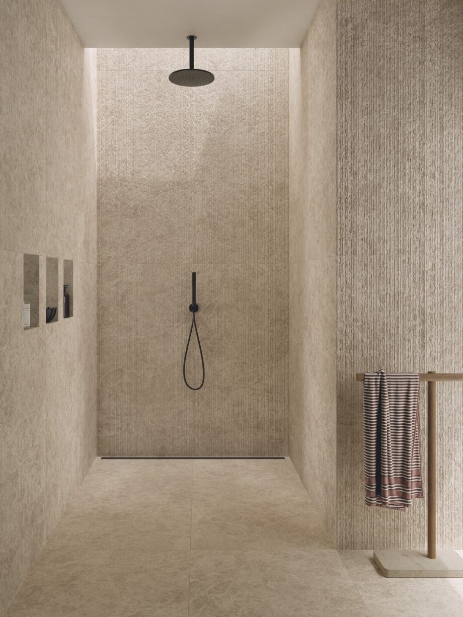 Kivimustriga terrassiplaat ABK Era Blooming Beige, 80x80 cm, 20 mm, välitingimustesse, libisemiskindel R11