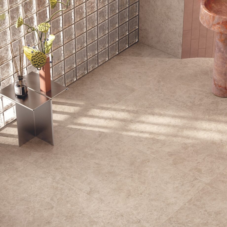 Kivimustriga keraamiline põrandaplaat ABK Era Delicate Taupe, 60x120 cm, 8,5 mm, matt (naturale)