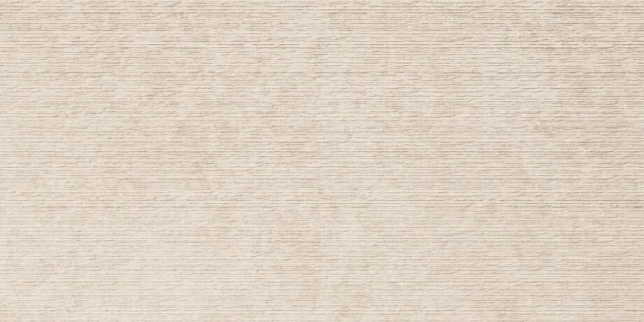 Kivimustriga keraamiline dekoorplaat ABK Era Groove Beige, 60x120 cm, 8,5 mm, reljeefne, matt
