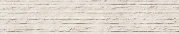 Kivimustriga keraamiline dekoorliist ABK Era Groove Ivory, 5x120 cm, 8,5 mm, reljeefne, matt