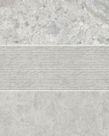Kivimustriga keraamiline dekoorplaat ABK Era Mix Ash, 20x120 cm, 8,5 mm, matt (naturale)