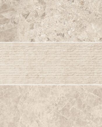 Kivimustriga keraamiline dekoorplaat ABK Era Mix Beige, 20x120 cm, 8,5 mm, matt (naturale)