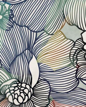 Mustriline keraamiline dekoorplaat ABK Wide&Style Sixties Light, 120x240 cm (4 x 60x120 cm), 8,5 mm, matt