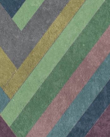 Mustriline keraamiline dekoorplaat ABK Wide&Style Blocks Violet, 120x240 cm (4 x 60x120 cm), 8,5 mm, matt