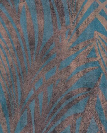 Mustriline suur keraamiline dekoorplaat ABK Wide&Style Jungle Blue, 160x320 cm, 6 mm, matt