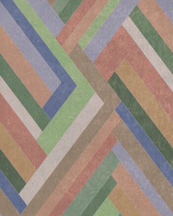 Mustriline suur keraamiline dekoorplaat ABK Wide&Style Blocks Sage, 160x320 cm, 6 mm, matt