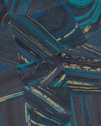 Mustriline keraamiline dekoorplaat ABK Wide&Style Precious Blue, 60x120 cm, 8,5 mm, matt