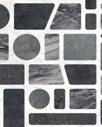 Mustriline keraamiline dekoorplaat ABK Wide&Style Incertum Dark, 60x120 cm, 8,5 mm, matt