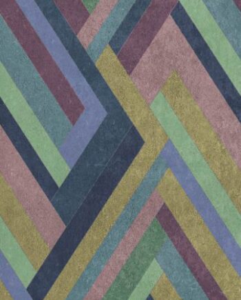 Mustriline suur keraamiline dekoorplaat ABK Wide&Style Blocks Violet, 120x280 cm, 6 mm, matt