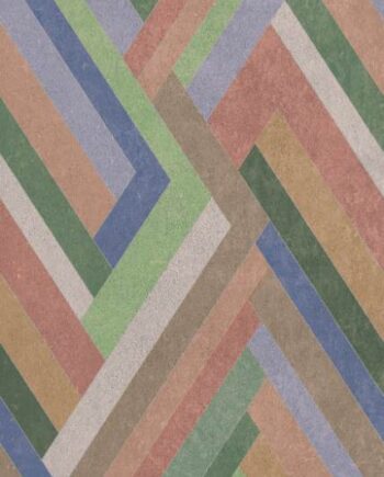 Mustriline suur keraamiline dekoorplaat ABK Wide&Style Blocks Sage, 120x280 cm, 6 mm, matt